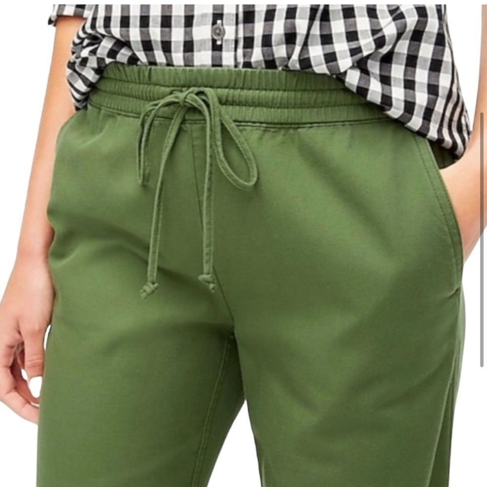 J Crew lightweight jogger in cotton twill size 6